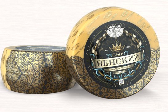 Сыр "Венскі" 50% з водарам топленага малака
