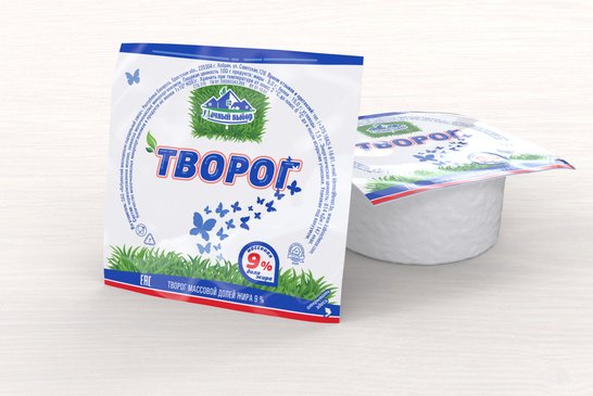 Тварог 9%, цыліндр